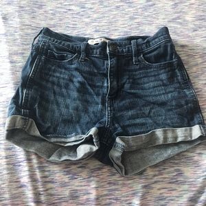 Hollister high waisted jean shorts